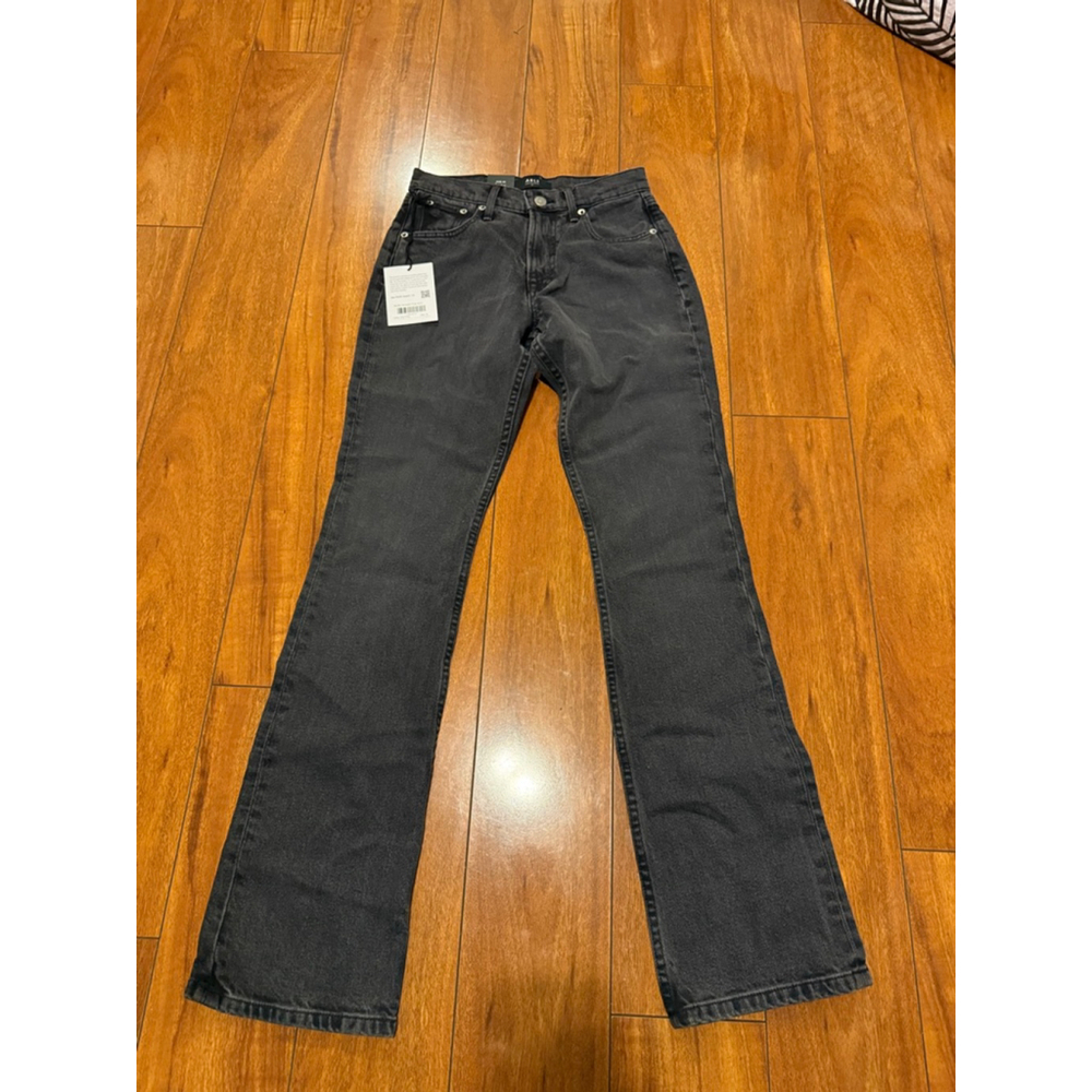 Able Black High-Rise Flare Jeans